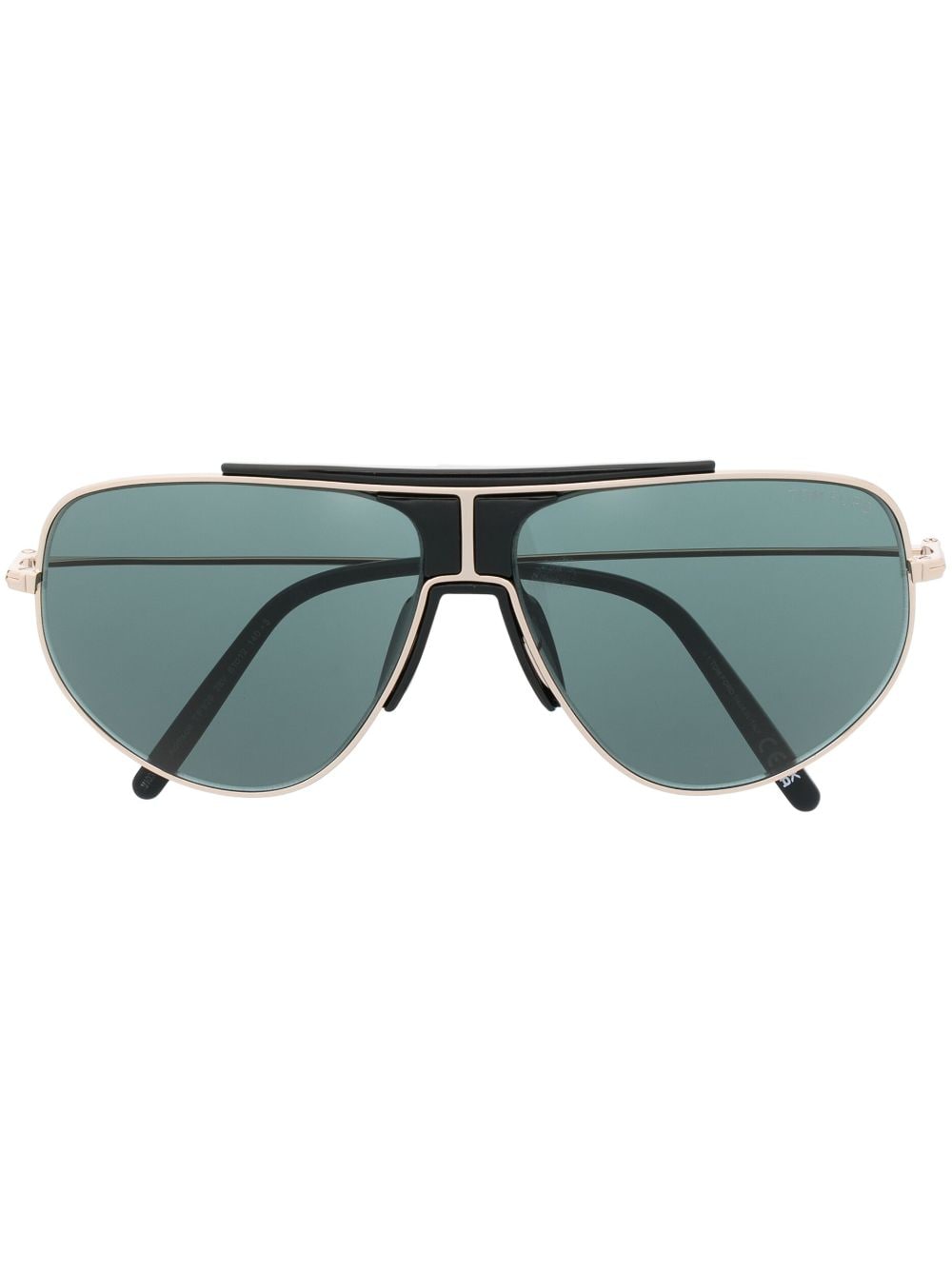 TOM FORD Eyewear Aviator frame sunglasses - Gold von TOM FORD Eyewear