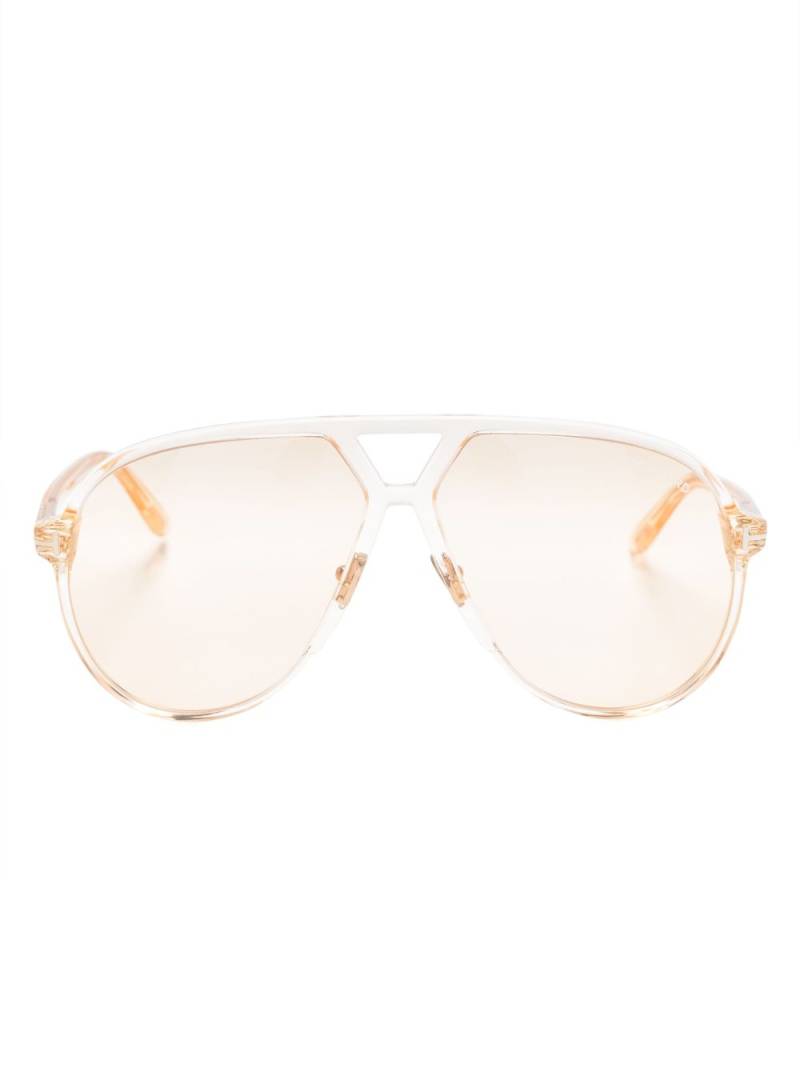 TOM FORD Eyewear Bertrand pilot-frame sunglasses - Orange von TOM FORD Eyewear