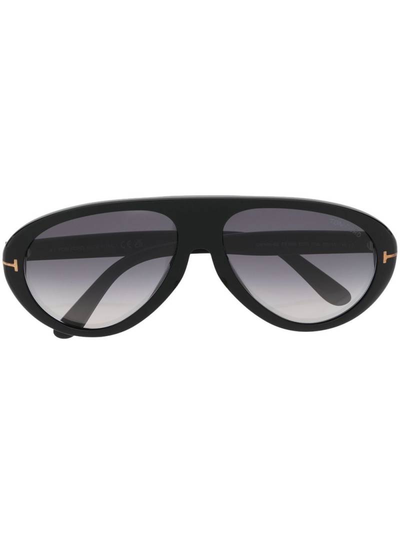 TOM FORD Eyewear Camillo-02 pilot-frame sunglasses - Black von TOM FORD Eyewear