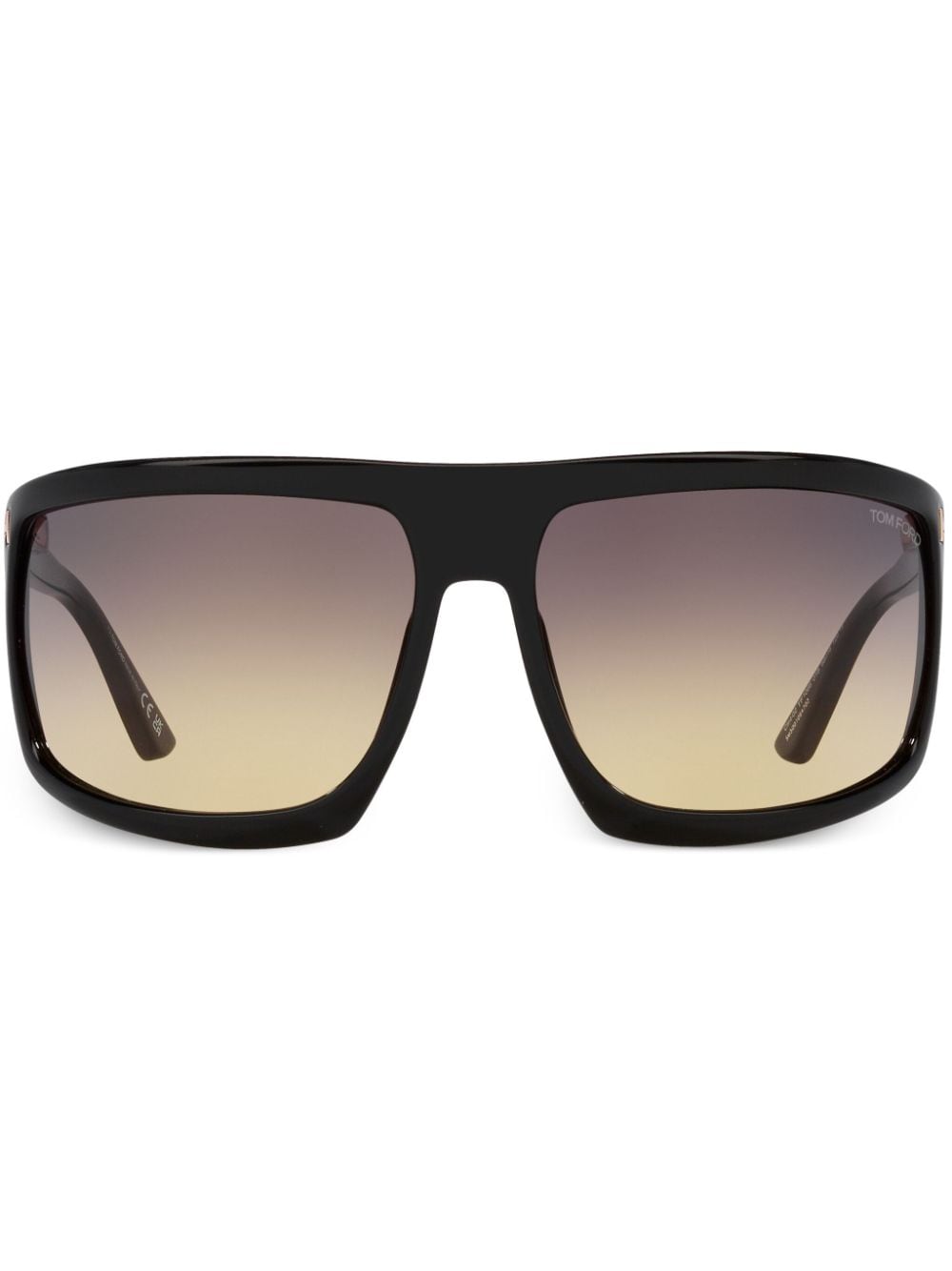 TOM FORD Eyewear Clint-02 sunglasses - Black von TOM FORD Eyewear