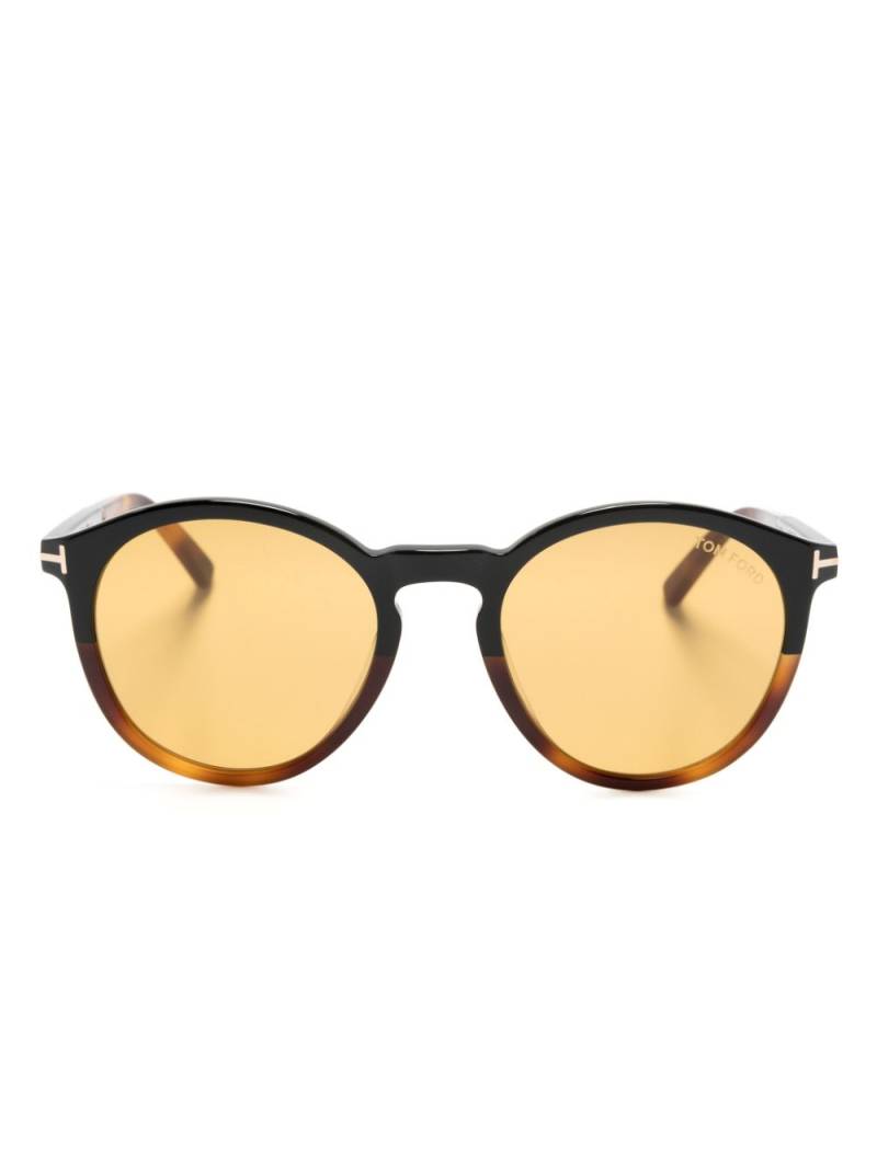 TOM FORD Eyewear Elton round-frame sunglasses - Brown von TOM FORD Eyewear