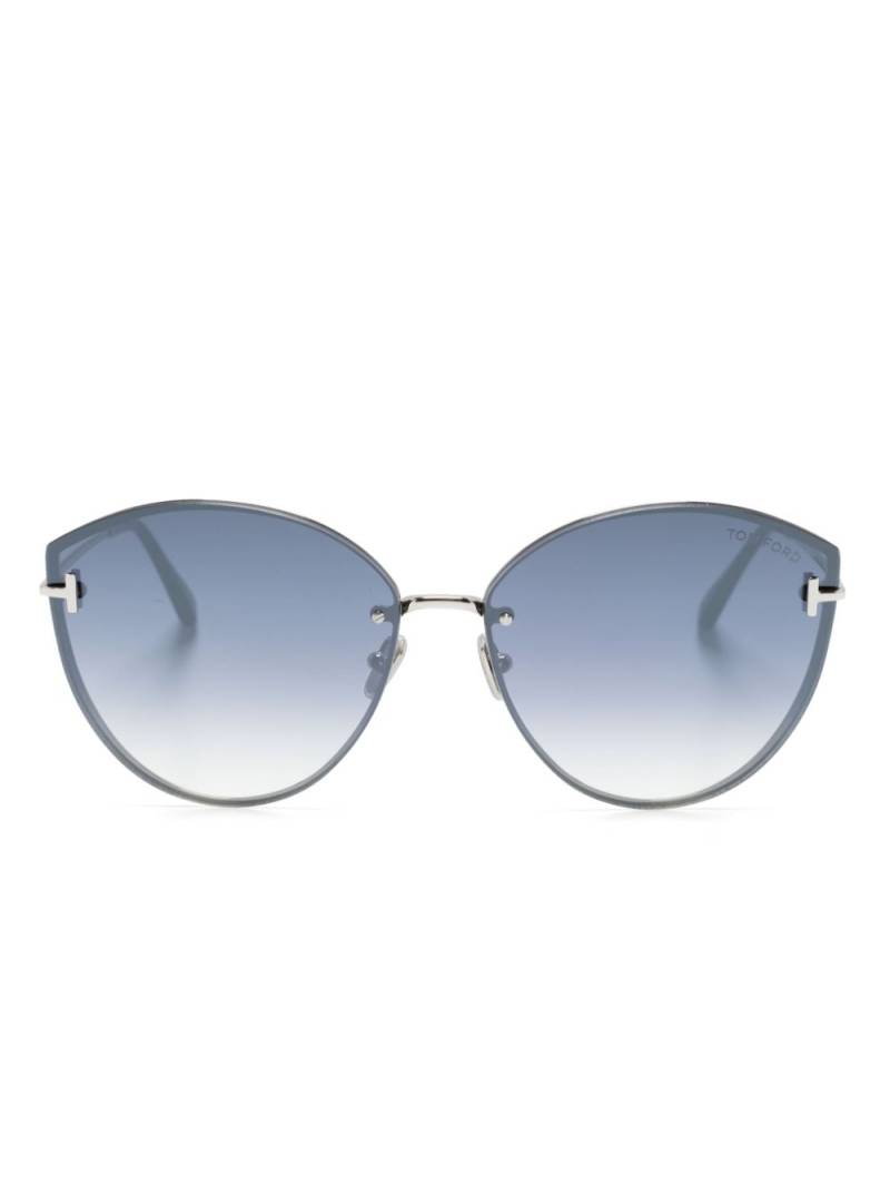 TOM FORD Eyewear Evangeline oversize-frame sunglasses - Black von TOM FORD Eyewear