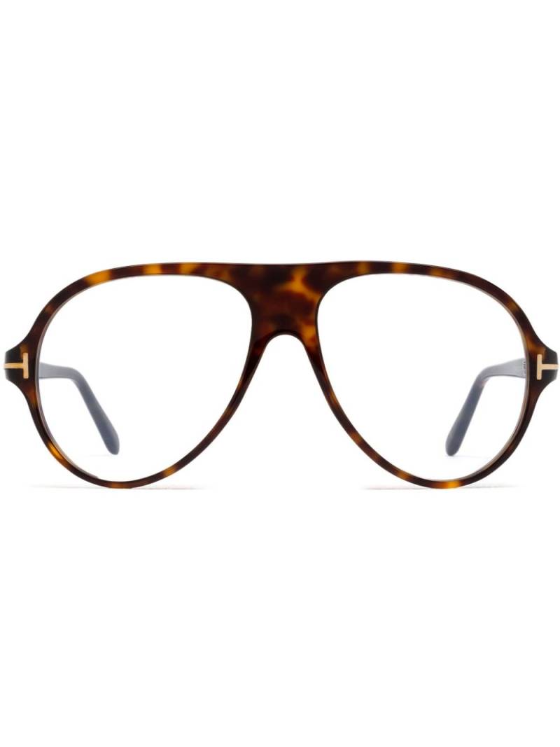 TOM FORD Eyewear pilot-frame glasses - Brown von TOM FORD Eyewear