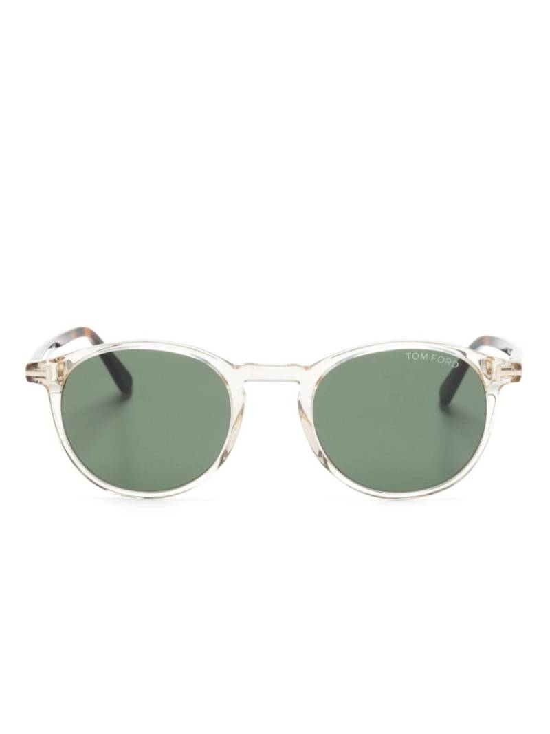 TOM FORD Eyewear FT539 round-frame sunglasses - Neutrals von TOM FORD Eyewear