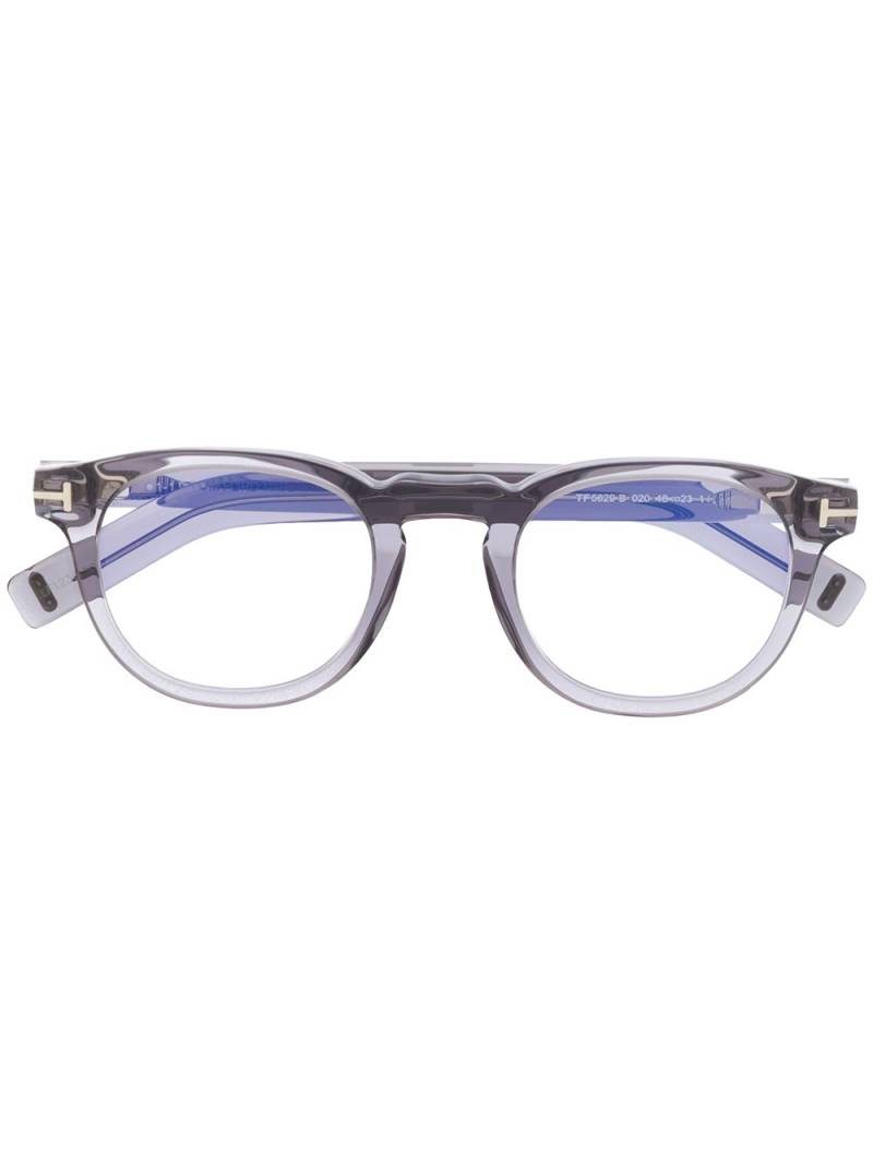 TOM FORD Eyewear FT5629B soft square-frame glasses - Grey von TOM FORD Eyewear