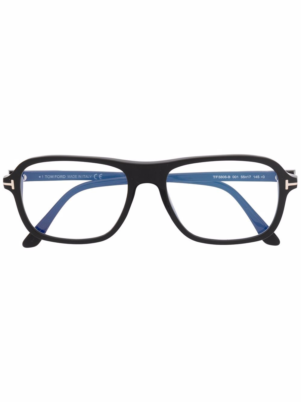 TOM FORD Eyewear FT5806B rectangular glasses - Black von TOM FORD Eyewear