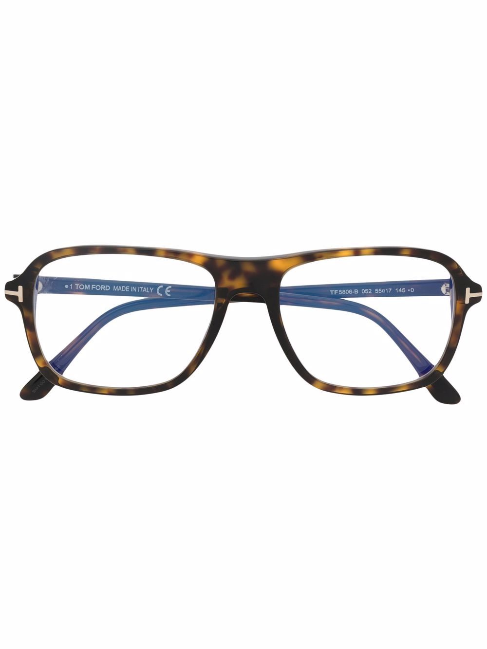 TOM FORD Eyewear FT5806B rectangular glasses - Brown von TOM FORD Eyewear