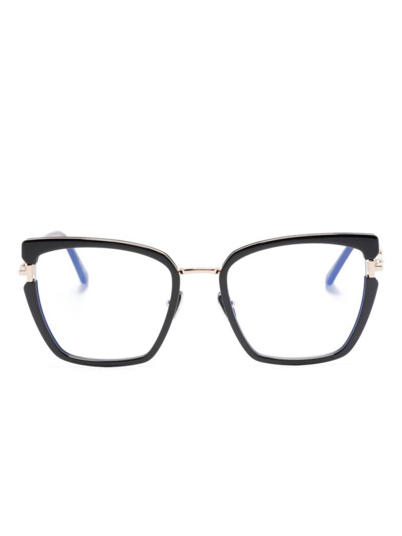 TOM FORD Eyewear FT5984B cat-eye glasses - Black von TOM FORD Eyewear