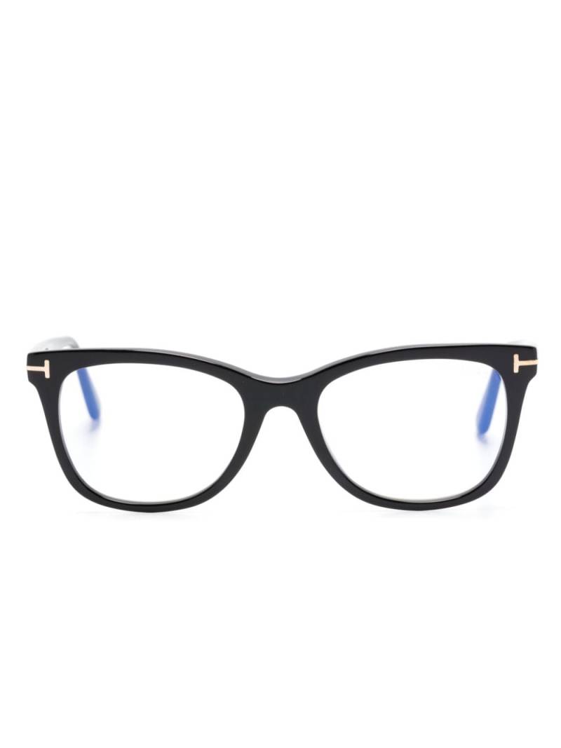 TOM FORD Eyewear FT5986B oval-frame glasses - Black von TOM FORD Eyewear