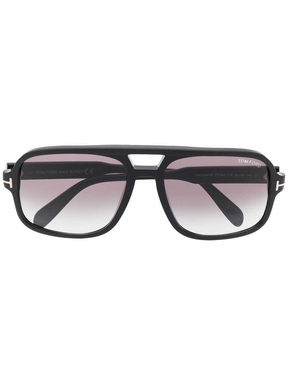 TOM FORD Eyewear Falconer pilot sunglasses - Black von TOM FORD Eyewear