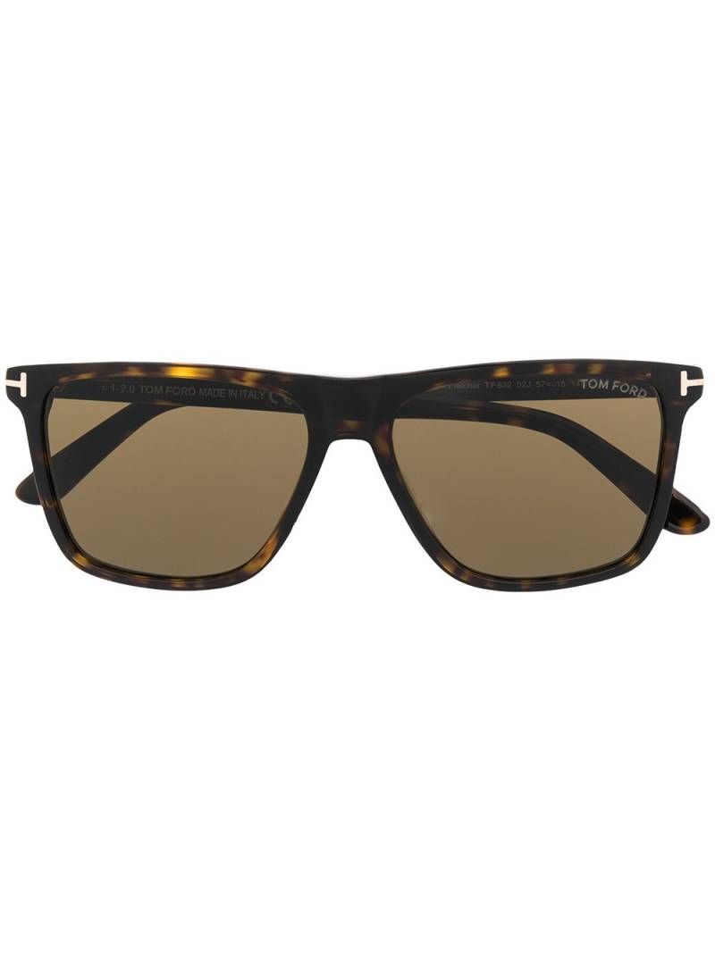 TOM FORD Eyewear Fletcher square-frame sunglasses - Brown von TOM FORD Eyewear