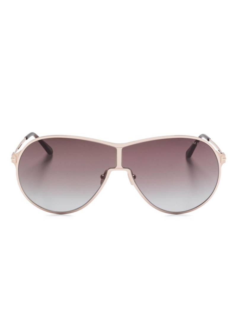 TOM FORD Eyewear Gaia sunglasses - Gold von TOM FORD Eyewear