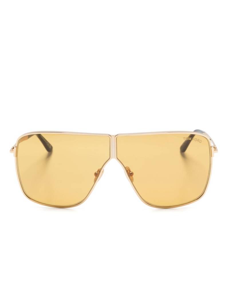 TOM FORD Eyewear Huxley sunglasses - Gold von TOM FORD Eyewear