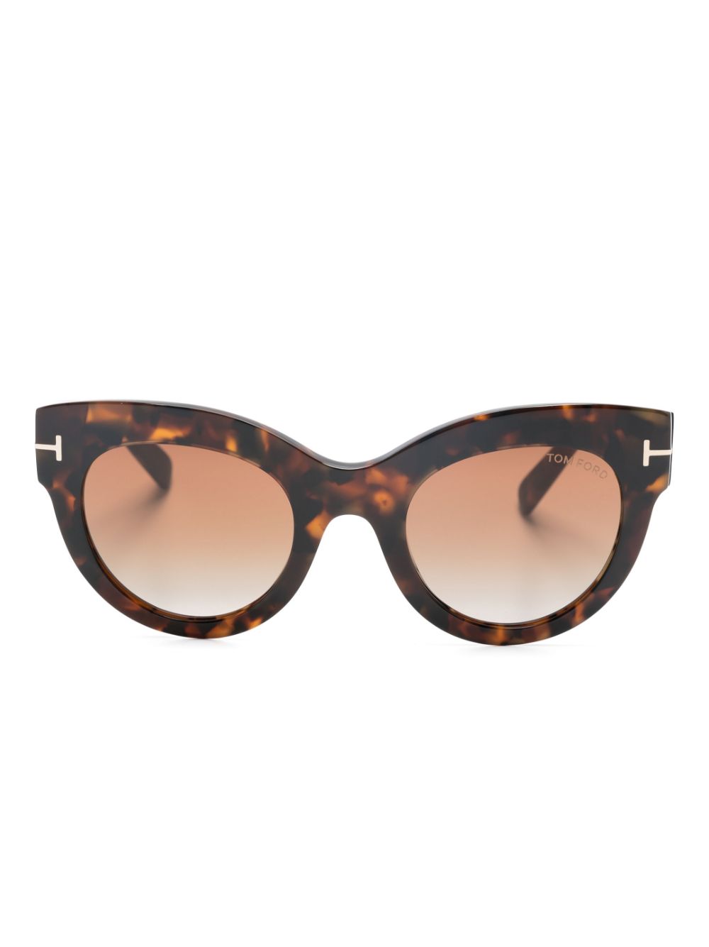 TOM FORD Eyewear Lucilla cat-eye frame sunglasses - Brown von TOM FORD Eyewear