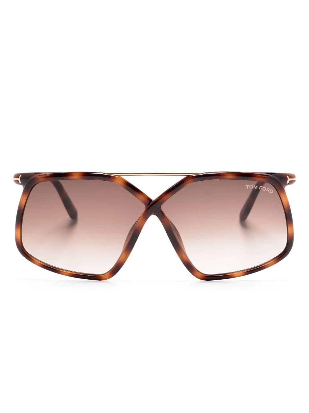 TOM FORD Eyewear Meryl oversized sunglasses - Brown von TOM FORD Eyewear