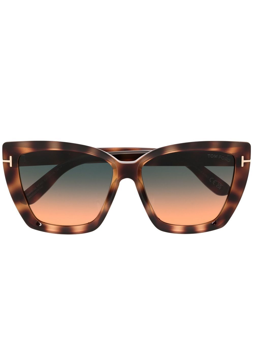 TOM FORD Eyewear Scarlett cat-eye sunglasses - Brown von TOM FORD Eyewear