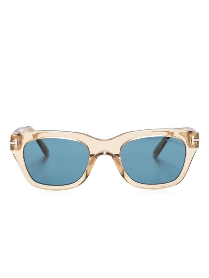 TOM FORD Eyewear Snowdon square-frame sunglasses - Neutrals von TOM FORD Eyewear