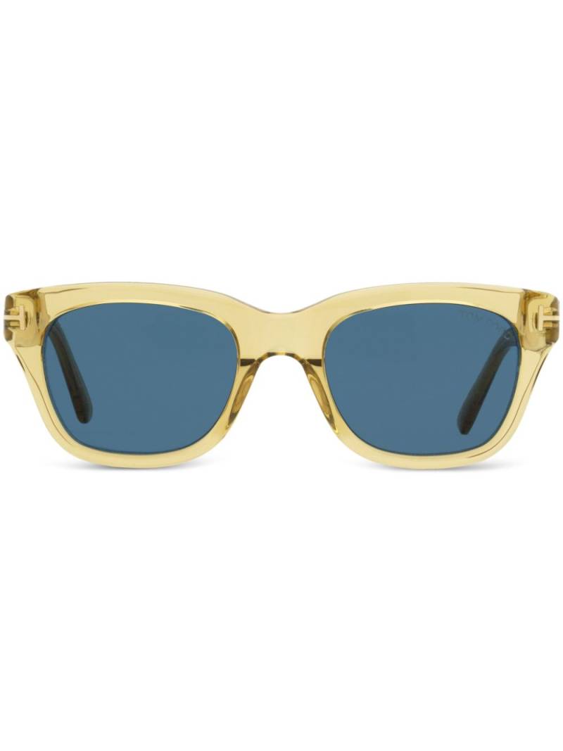 TOM FORD Eyewear Snowdon square-frame sunglasses - Neutrals von TOM FORD Eyewear