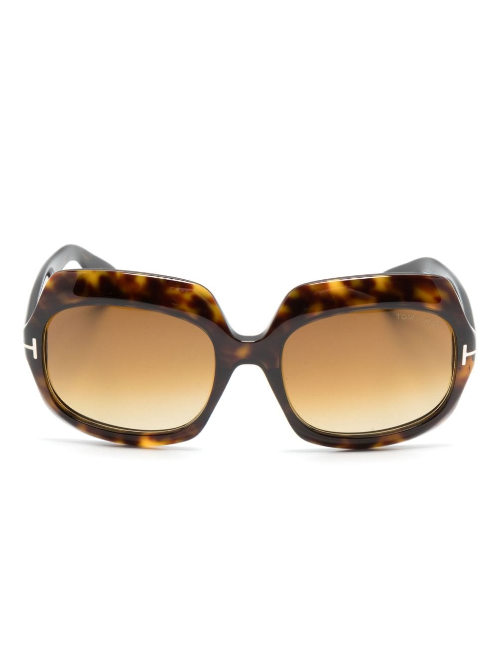 TOM FORD Eyewear TF1155 rectangle-frame sunglasses - Brown von TOM FORD Eyewear