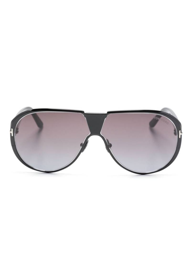 TOM FORD Eyewear Vicenzo pilot-frame sunglasses - Black von TOM FORD Eyewear