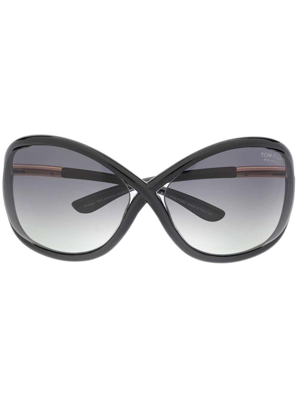 TOM FORD Eyewear Whitney soft round sunglasses - Black von TOM FORD Eyewear