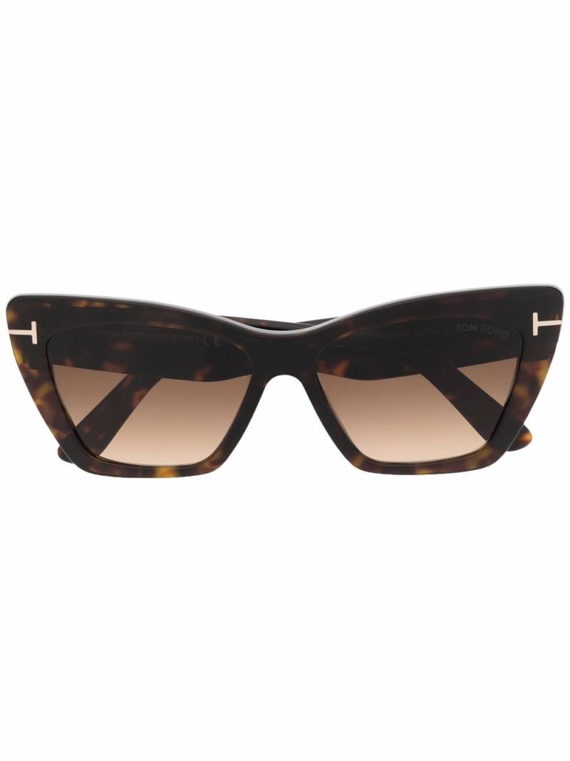 TOM FORD Eyewear Whyatt butterfly-frame sunglasses - Brown von TOM FORD Eyewear