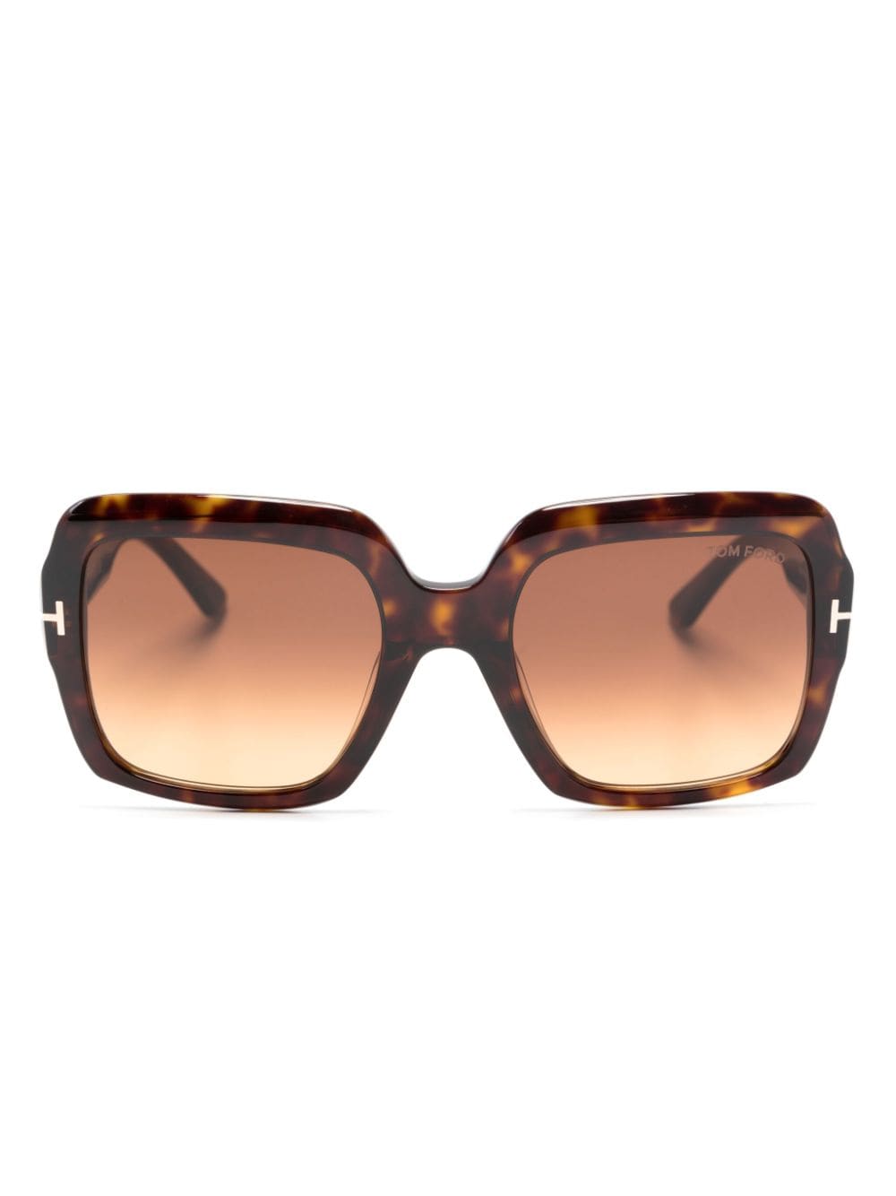 TOM FORD Eyewear Woodbury square-frame sunglasses - Brown von TOM FORD Eyewear