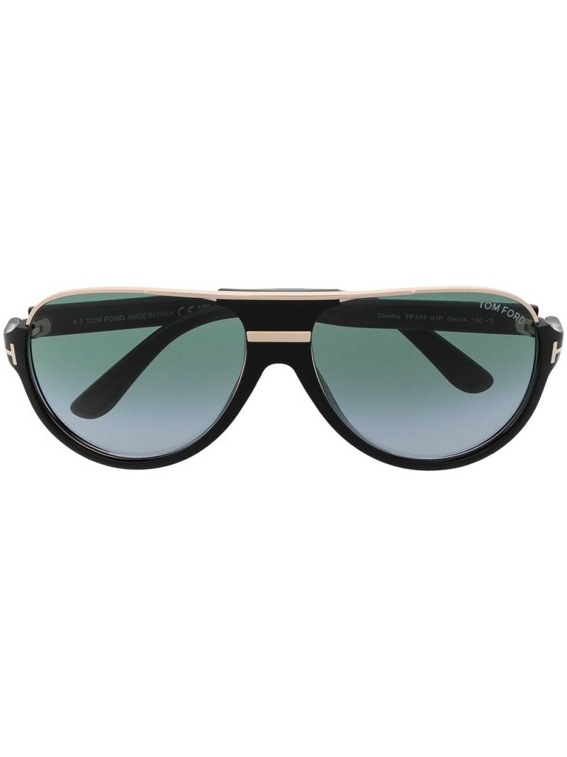 TOM FORD Eyewear pilot-frame sunglasses - Black von TOM FORD Eyewear