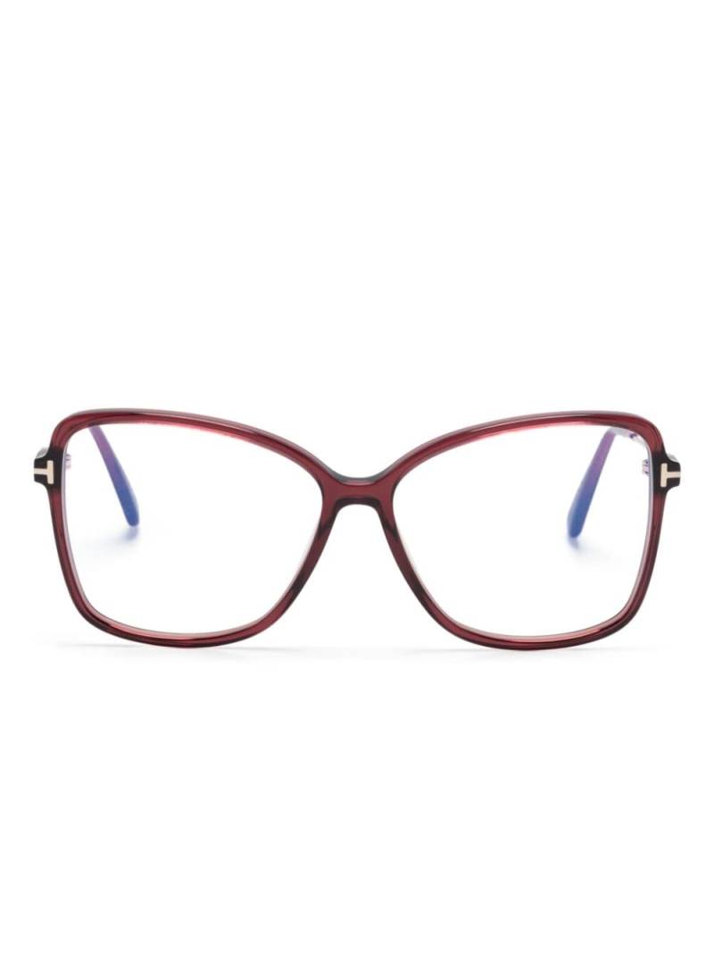 TOM FORD Eyewear butterfly-frame glasses - Pink von TOM FORD Eyewear