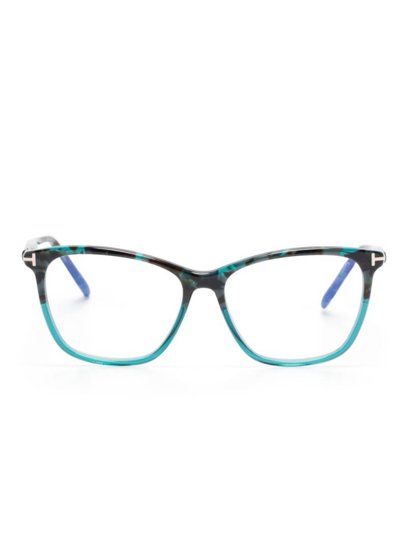 TOM FORD Eyewear butterfly-frame glasses - Blue von TOM FORD Eyewear