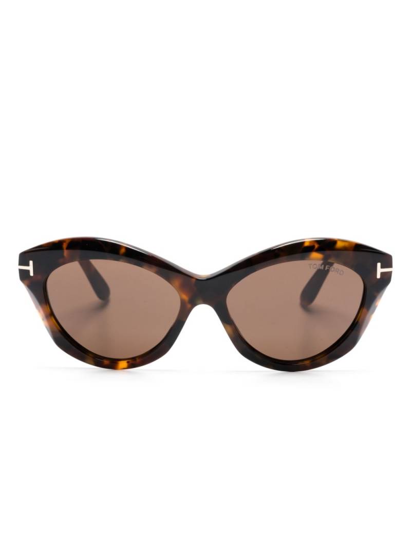 TOM FORD Eyewear butterfly-frame sunglasses - Brown von TOM FORD Eyewear