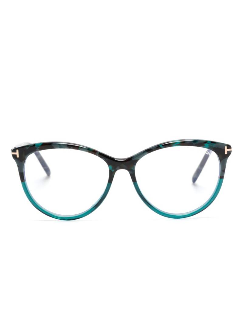 TOM FORD Eyewear cat-eye frame glasses - Blue von TOM FORD Eyewear