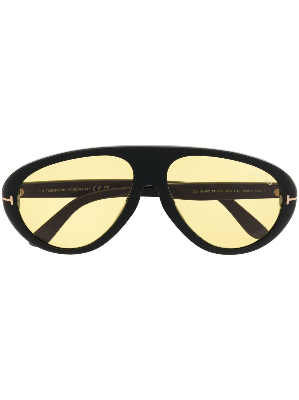 TOM FORD Eyewear cat-eye frame sunglasses - Black von TOM FORD Eyewear