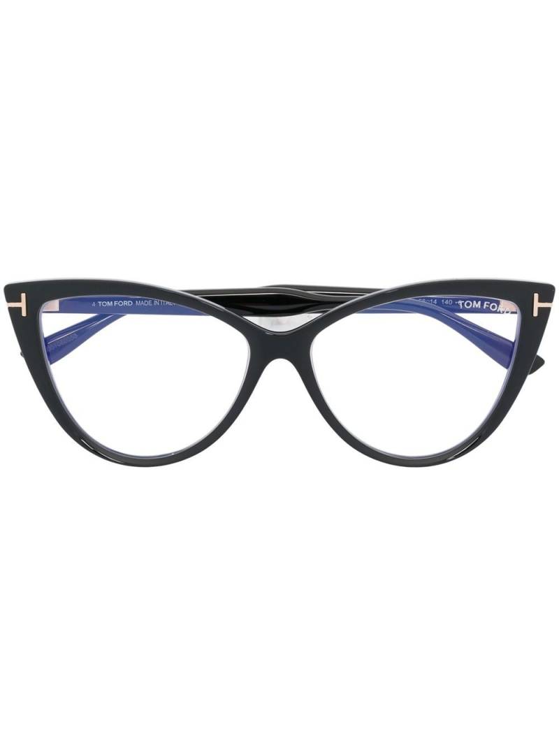 TOM FORD Eyewear cat-eye glasses - Black von TOM FORD Eyewear