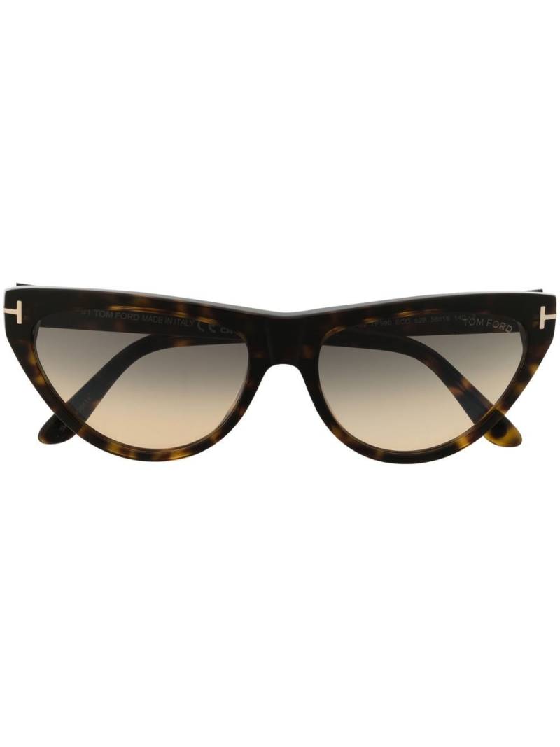 TOM FORD Eyewear cat-eye gradient sunglasses - Brown von TOM FORD Eyewear