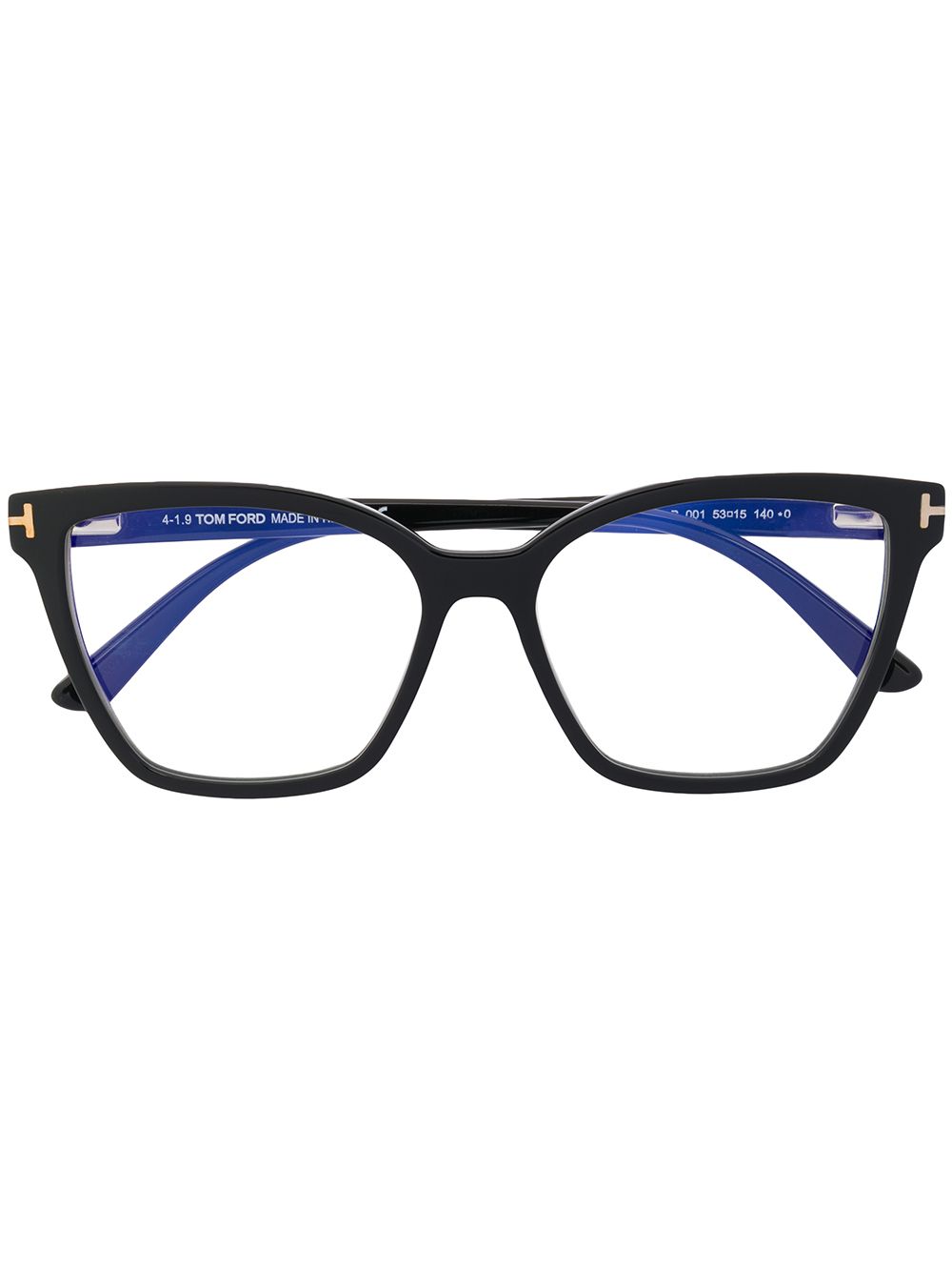 TOM FORD Eyewear clip-on tinted sunglasses - Black von TOM FORD Eyewear