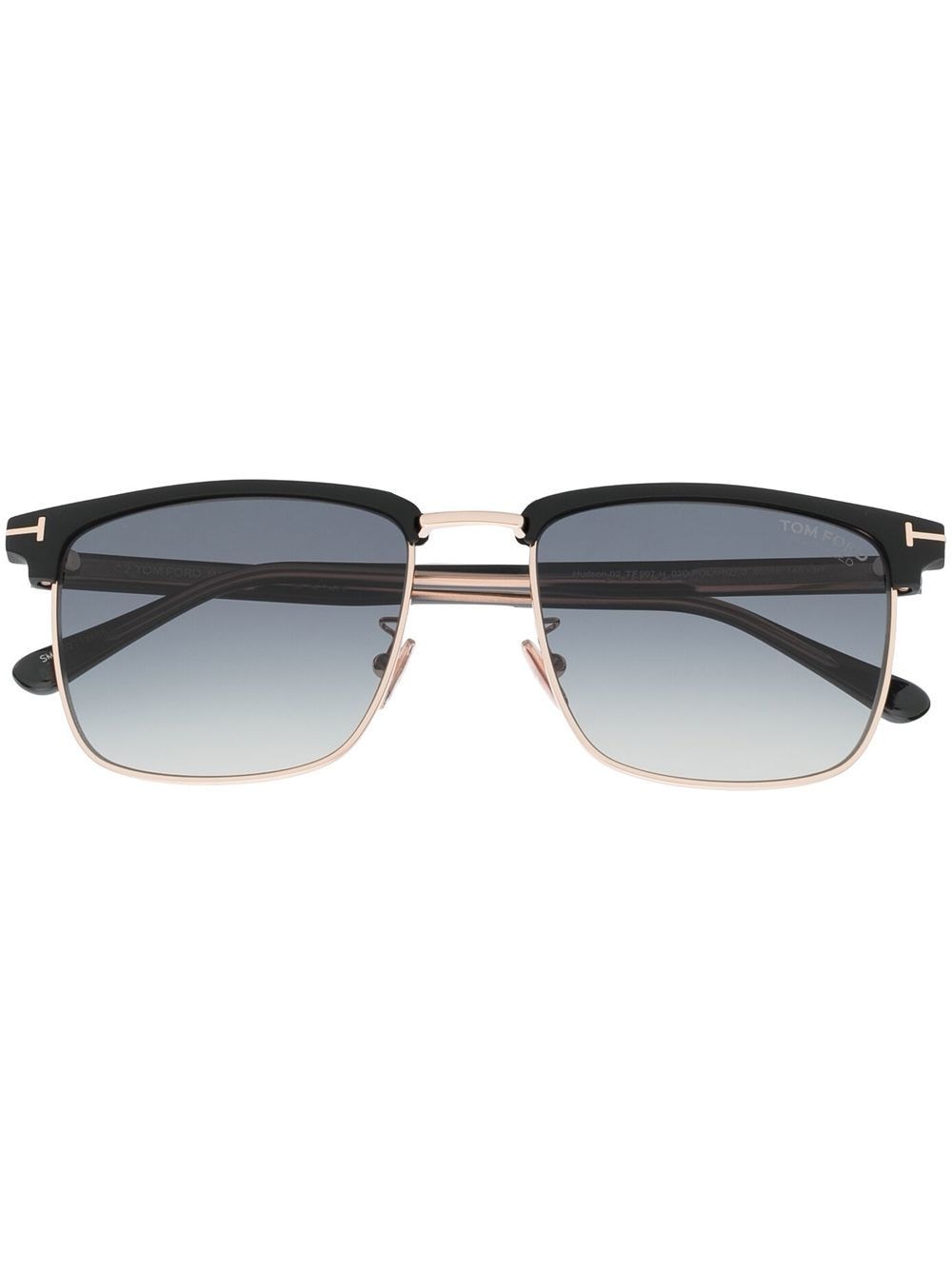 TOM FORD Eyewear logo-plaque arm sunglasses - Black von TOM FORD Eyewear