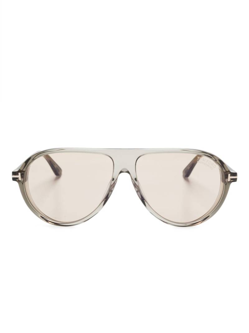 TOM FORD Eyewear navigator-frame sunglasses - Grey von TOM FORD Eyewear