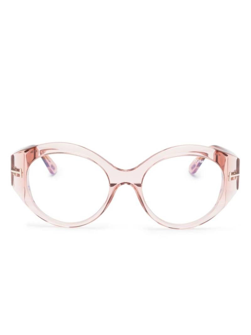 TOM FORD Eyewear oversize-frame glasses - Pink von TOM FORD Eyewear