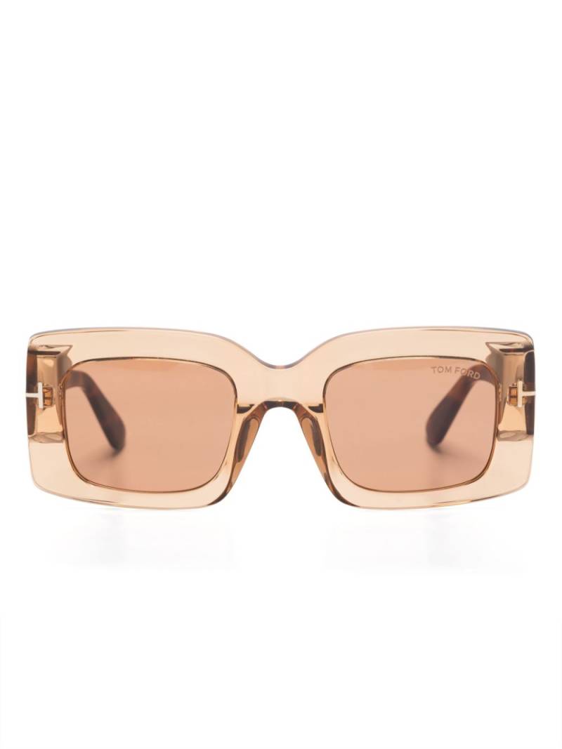 TOM FORD Eyewear oversize-frame sunglasses - Brown von TOM FORD Eyewear