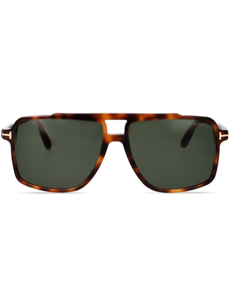 TOM FORD Eyewear oversize-frame sunglasses - Brown von TOM FORD Eyewear