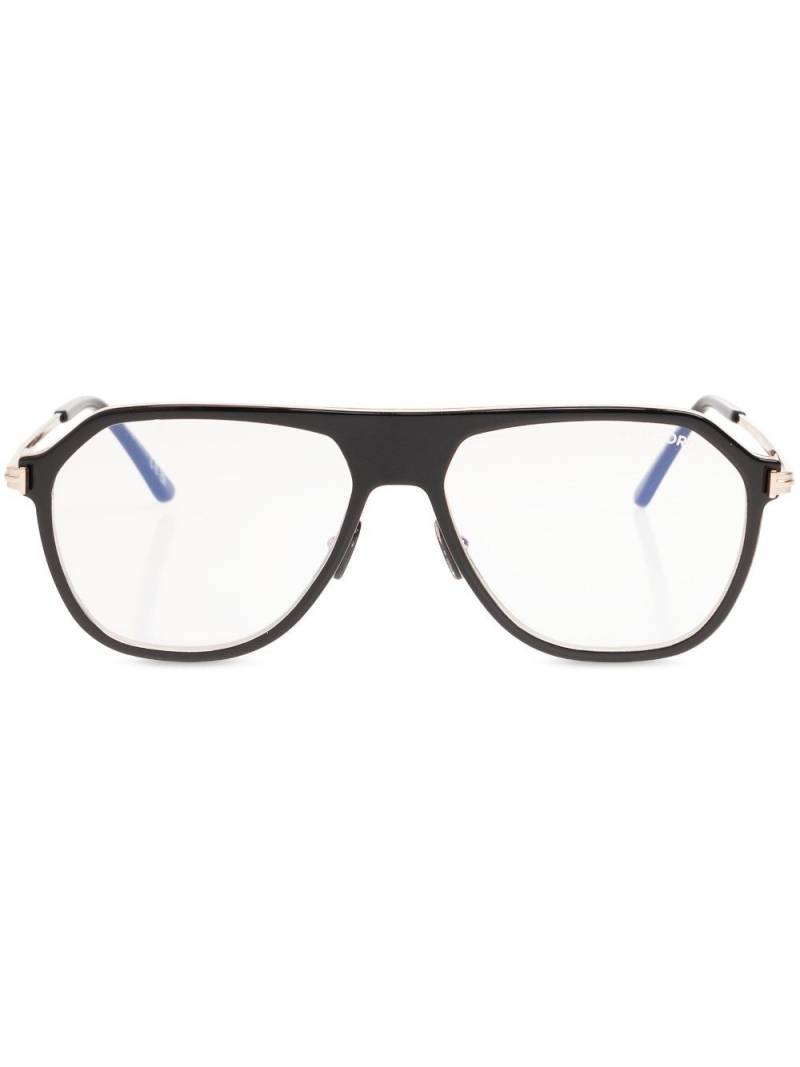 TOM FORD Eyewear pilot-frame glasses - Black von TOM FORD Eyewear