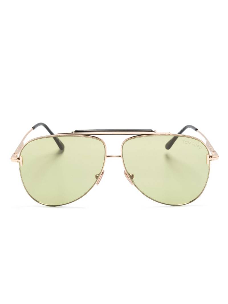 TOM FORD Eyewear pilot-frame sunglasses - Gold von TOM FORD Eyewear