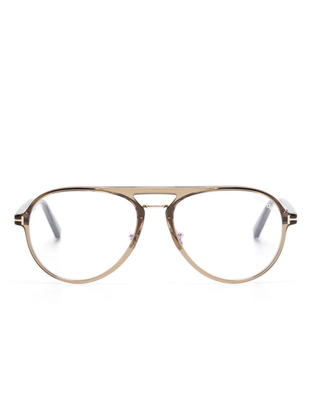 TOM FORD Eyewear pilot-frame glasses - Green von TOM FORD Eyewear