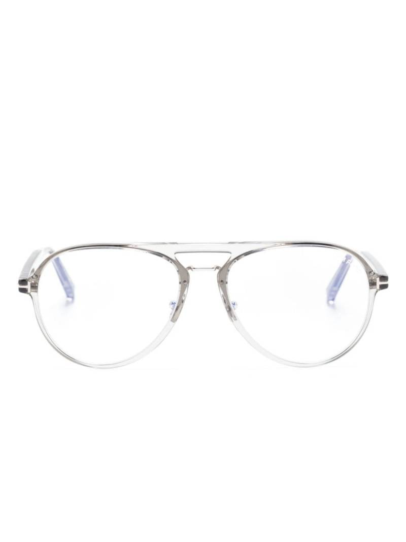 TOM FORD Eyewear pilot-frame glasses - Grey von TOM FORD Eyewear