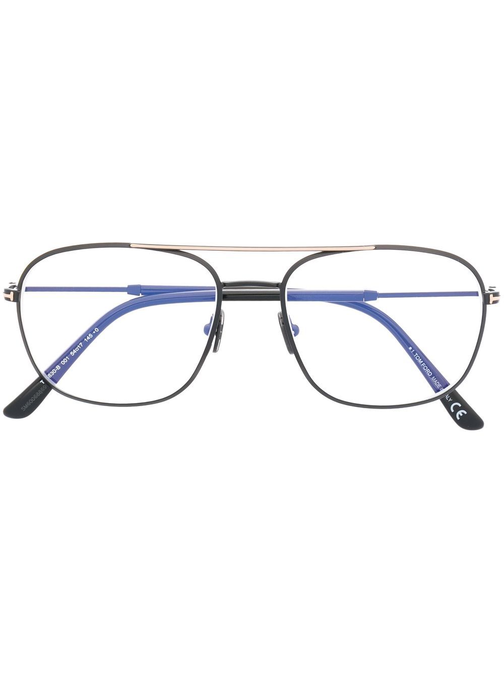 TOM FORD Eyewear pilot-frame optical glasses - Black von TOM FORD Eyewear