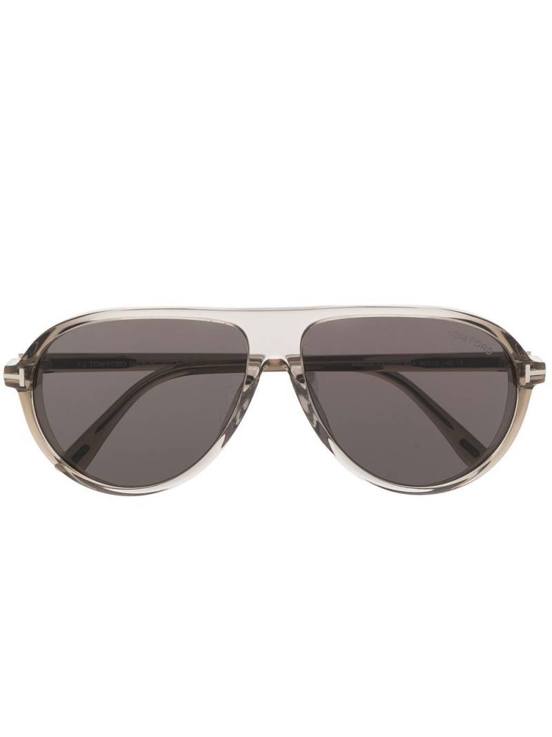 TOM FORD Eyewear TF1023 Marcus Sunglasses - Grey von TOM FORD Eyewear