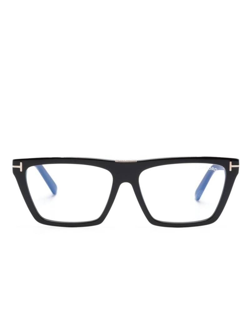 TOM FORD Eyewear rectangular-frame glasses - Black von TOM FORD Eyewear