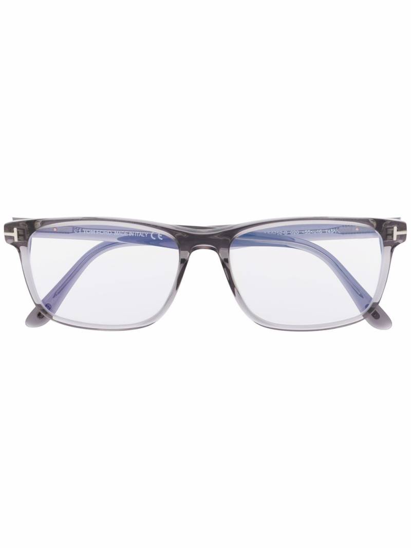 TOM FORD Eyewear rectangular-frame glasses - Grey von TOM FORD Eyewear