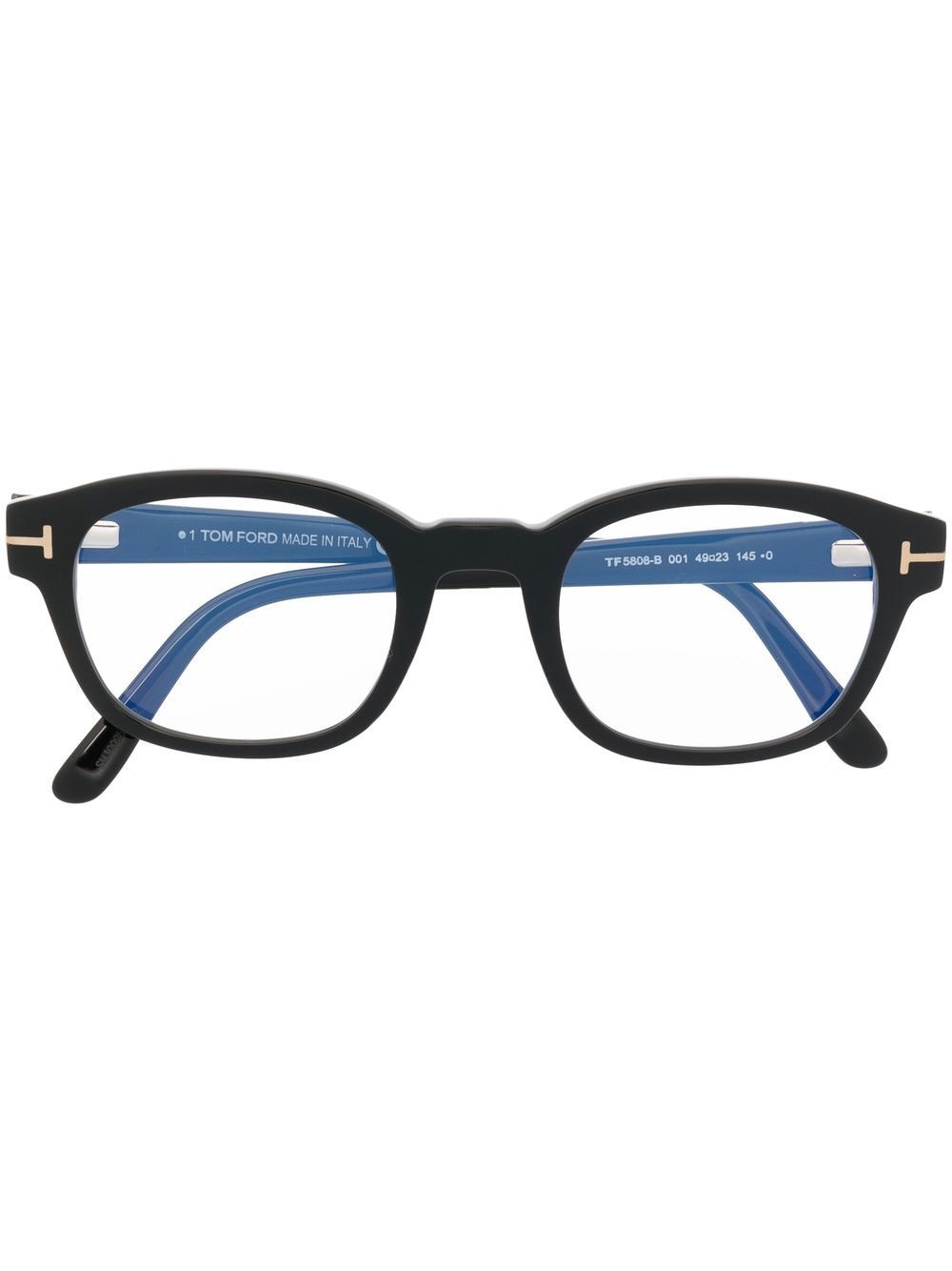 TOM FORD Eyewear round eyeglass frames - Black von TOM FORD Eyewear